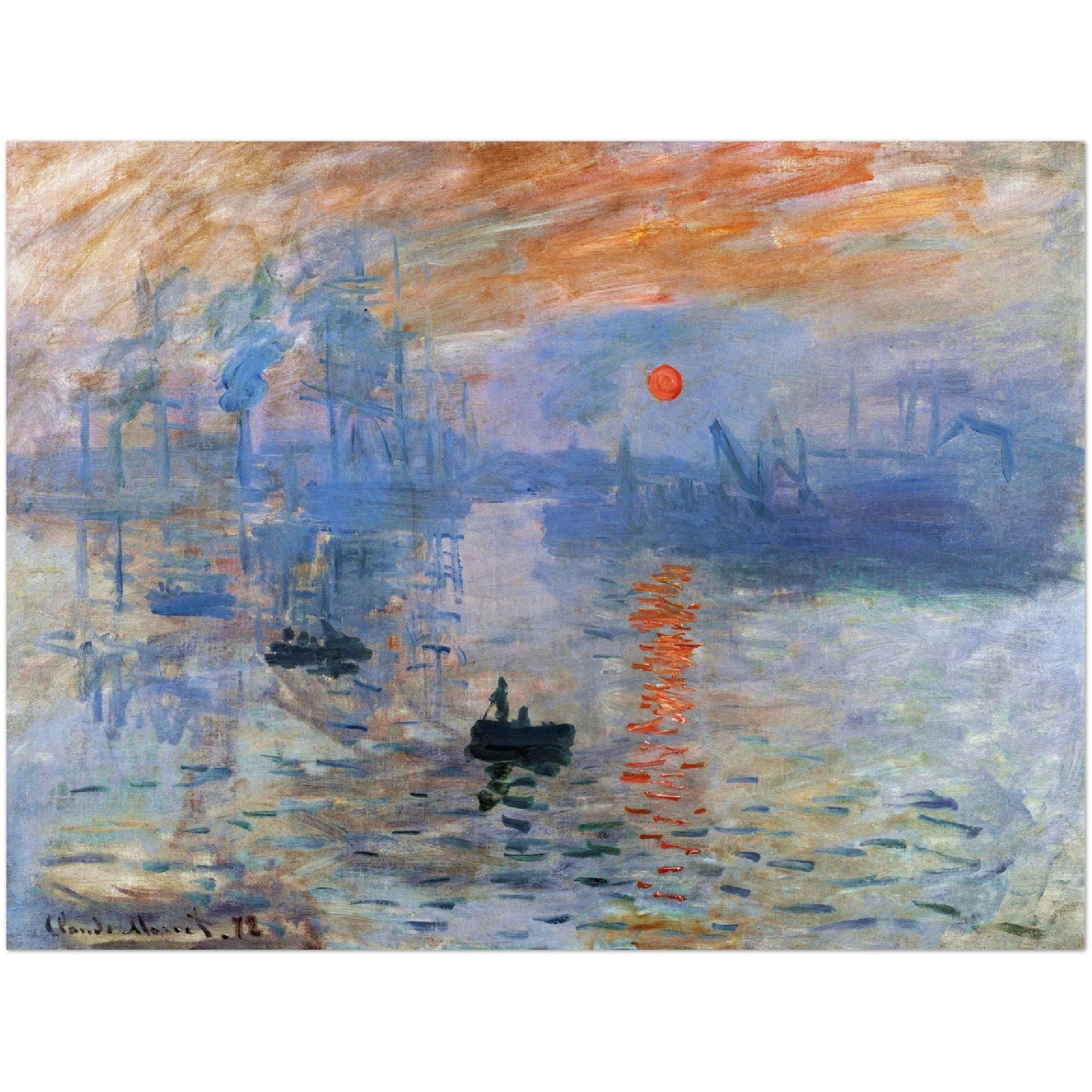 Sunrise - Claude Monet - Print Material - Master's Gaze