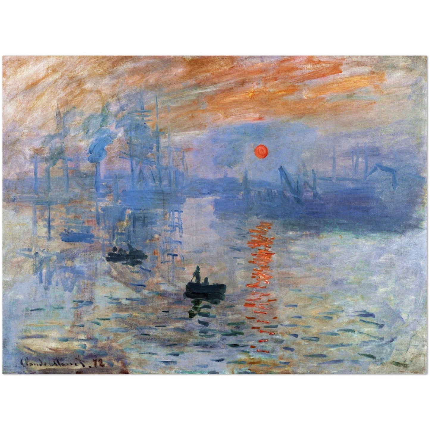 Sunrise - Claude Monet - Print Material - Master's Gaze