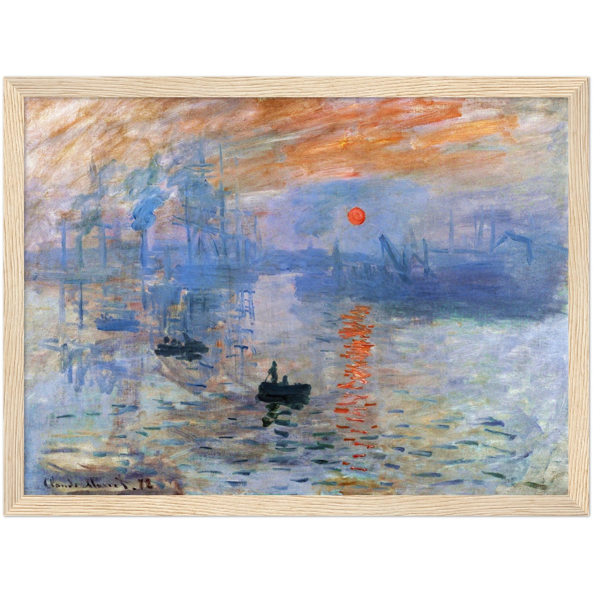 Sunrise - Claude Monet - Print Material - Master's Gaze