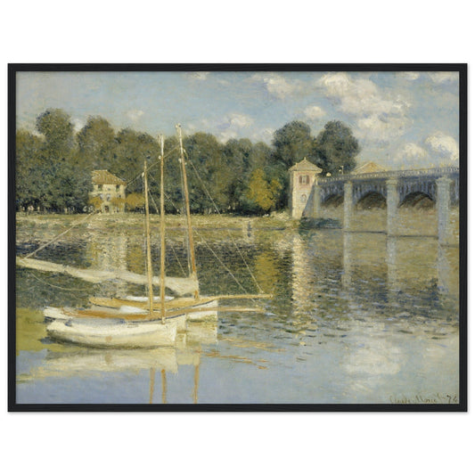 The Argenteuil Bridge (1874) by Claude Monet - Print Material - Master's Gaze