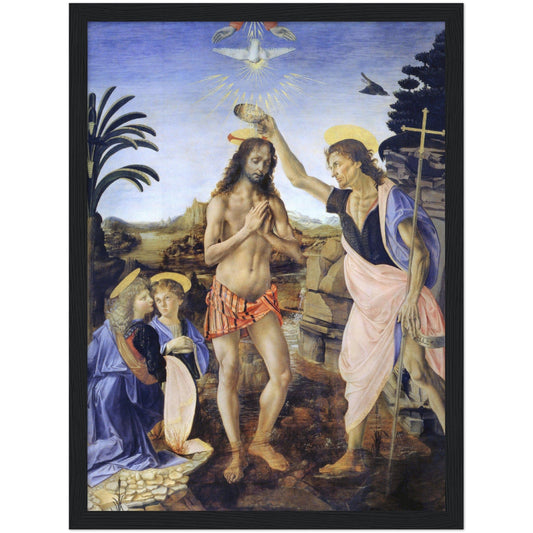 The Baptism of Christ - Leonardo da Vinci - Print Material - Master's Gaze