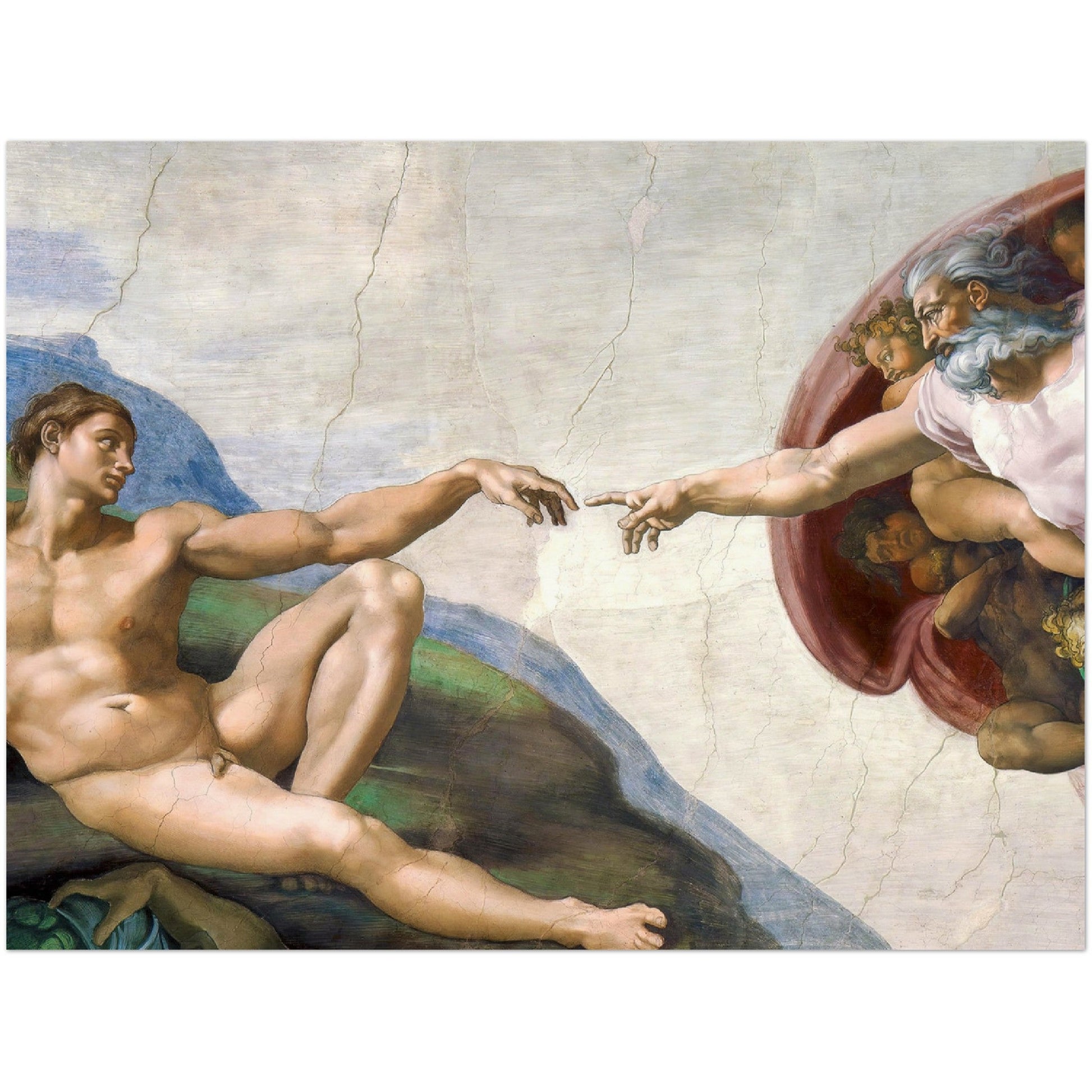 The Creation of Adam - Michelangelo Buonarroti - Print Material - Master's Gaze