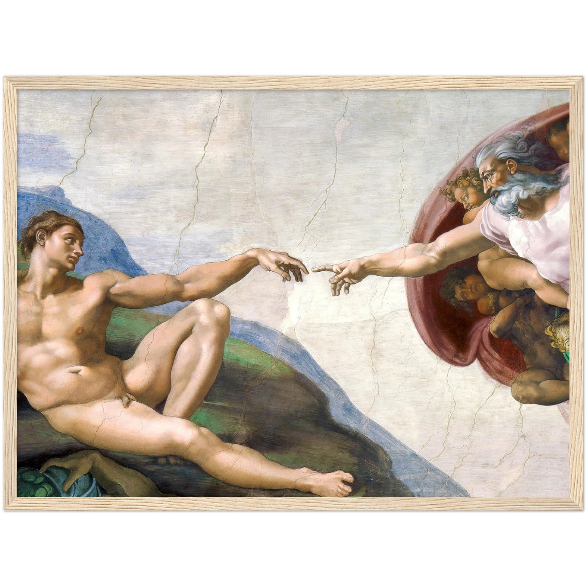 The Creation of Adam - Michelangelo Buonarroti - Print Material - Master's Gaze