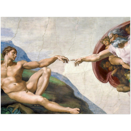 The Creation of Adam - Michelangelo Buonarroti - Print Material - Master's Gaze