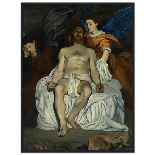 The Dead Christ with Angels (1864) by Édouard Manet - Print Material - Master's Gaze
