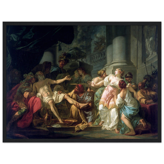 The Death Of Seneca (1773) by Jacques Louis David - Print Material - Master's Gaze