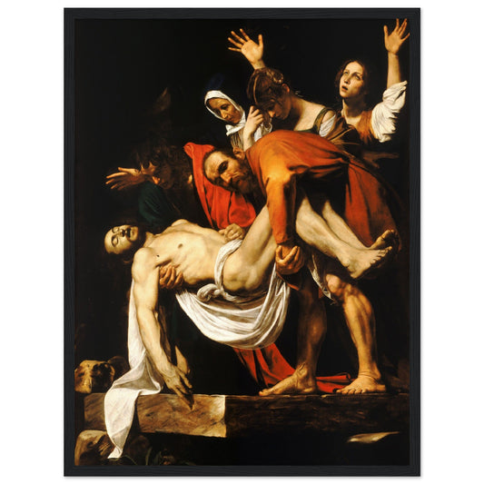 The Entombment of Christ (1602-1604) by Caravaggio - Print Material - Master's Gaze
