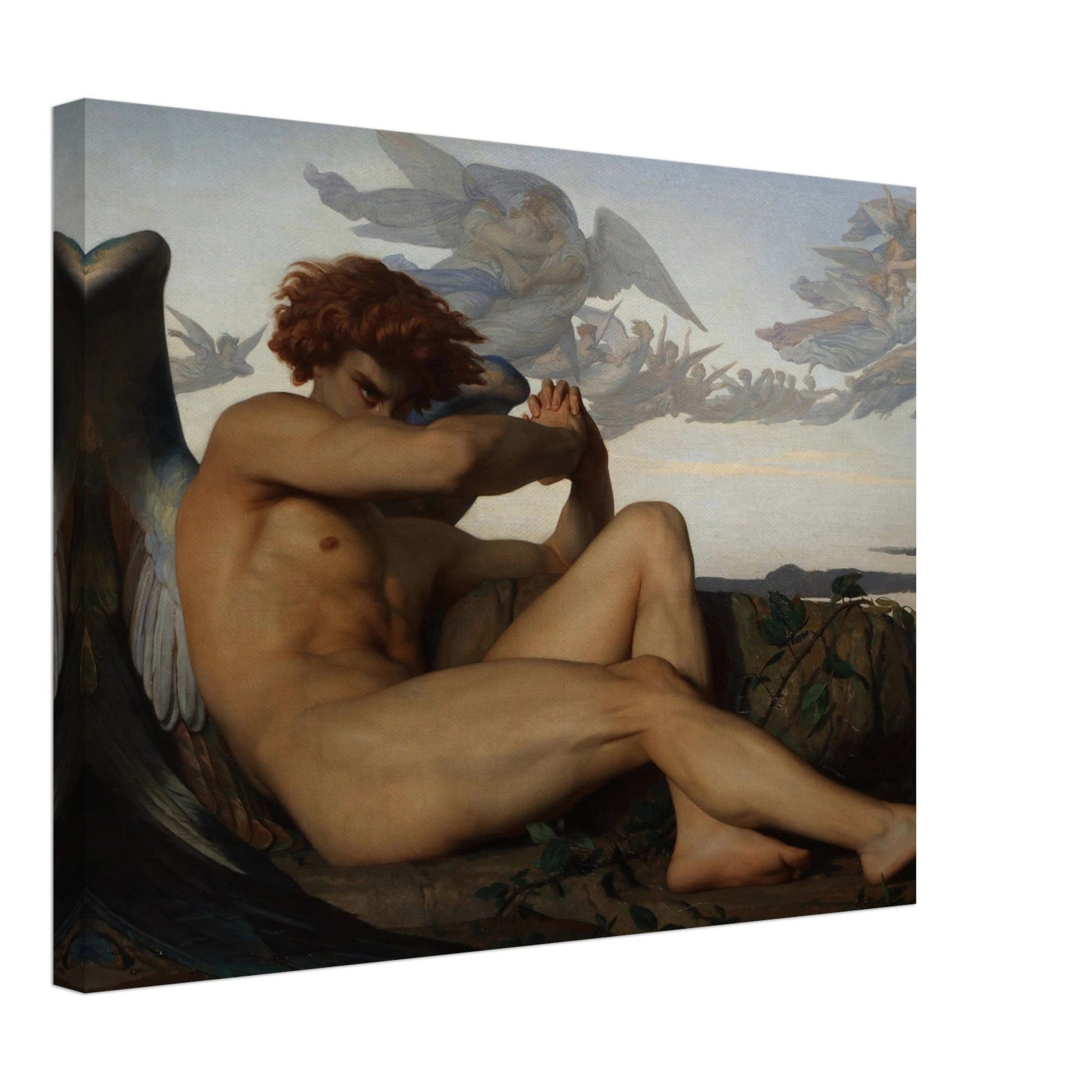 The Fallen Angel by Alexandre Cabanel (1868) - Print Material - Master's Gaze