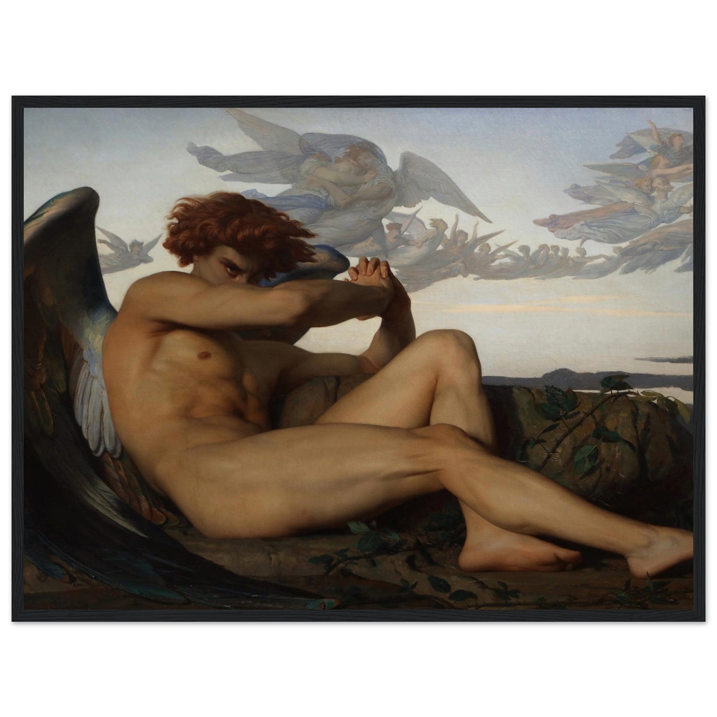 The Fallen Angel by Alexandre Cabanel (1868) - Print Material - Master's Gaze
