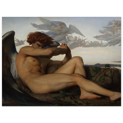 The Fallen Angel by Alexandre Cabanel (1868) - Print Material - Master's Gaze