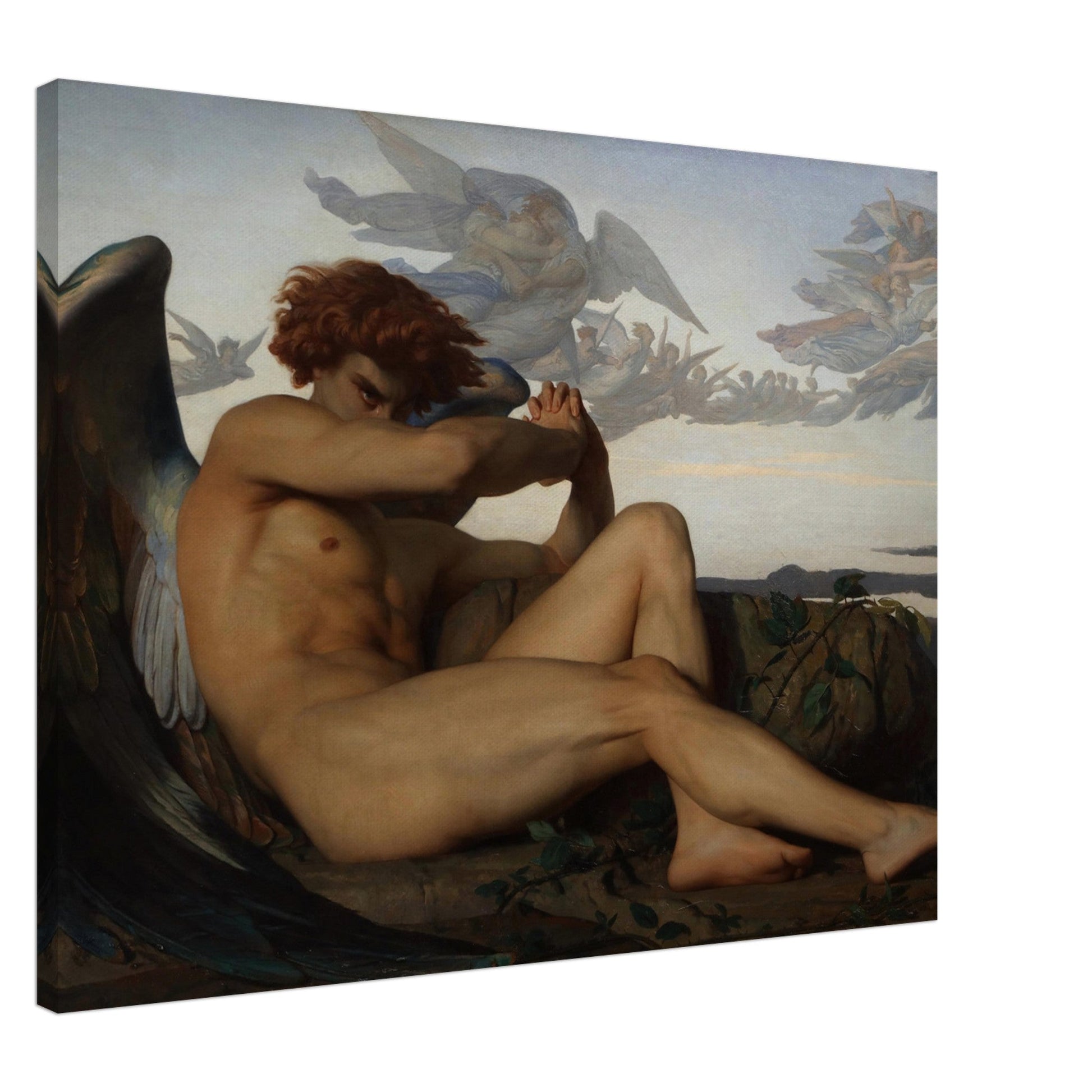 The Fallen Angel by Alexandre Cabanel (1868) - Print Material - Master's Gaze