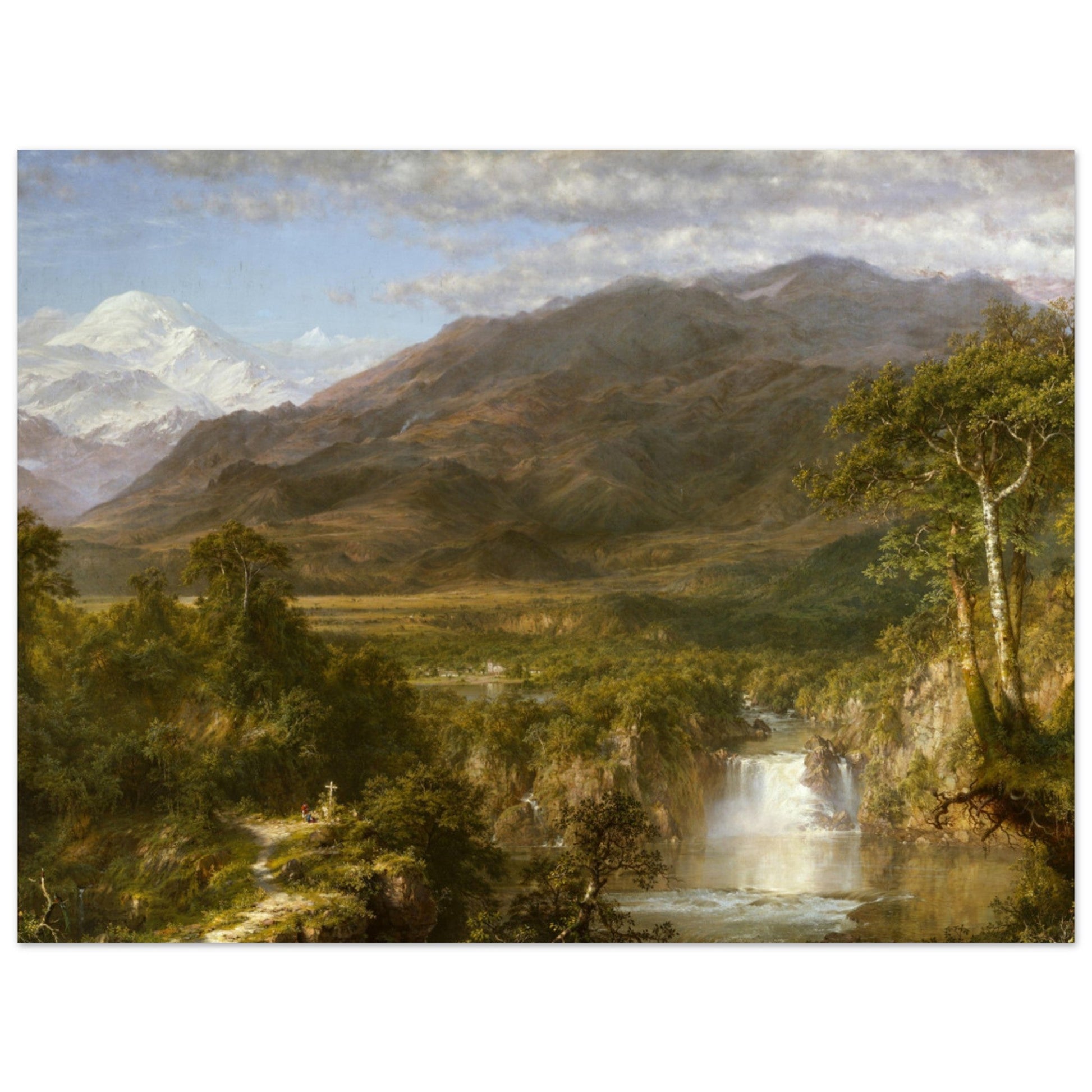 The Heart of the Andes by Frederic by Frederic Edwin Church - Print Material - Master's Gaze