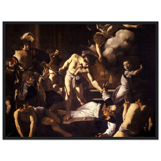 The Martyrdom of Saint Matthew (circa 1599–1600) by Caravaggio - Print Material - Master's Gaze