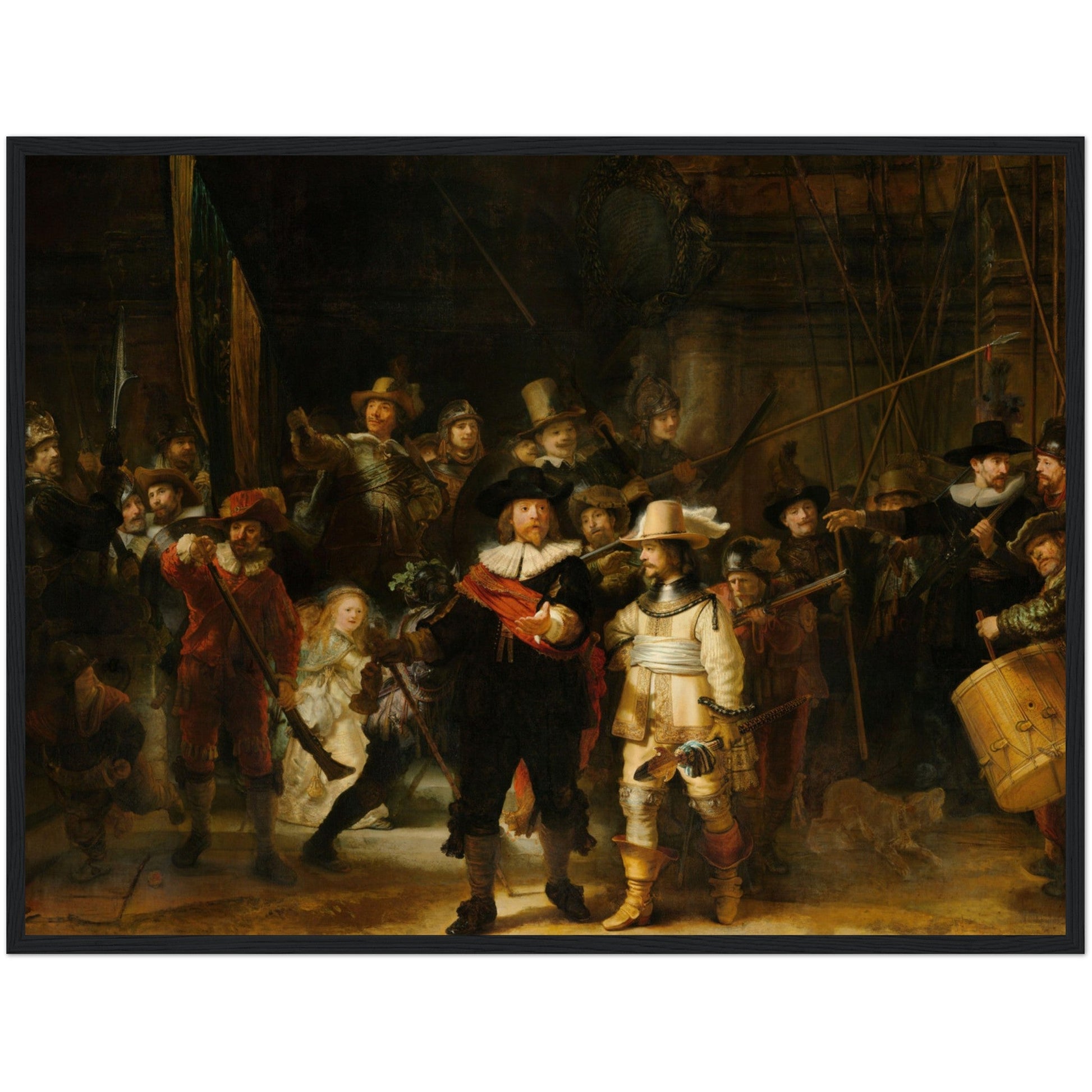 The Night Watch by Rembrandt Harmenszoon van Rijn - Print Material - Master's Gaze