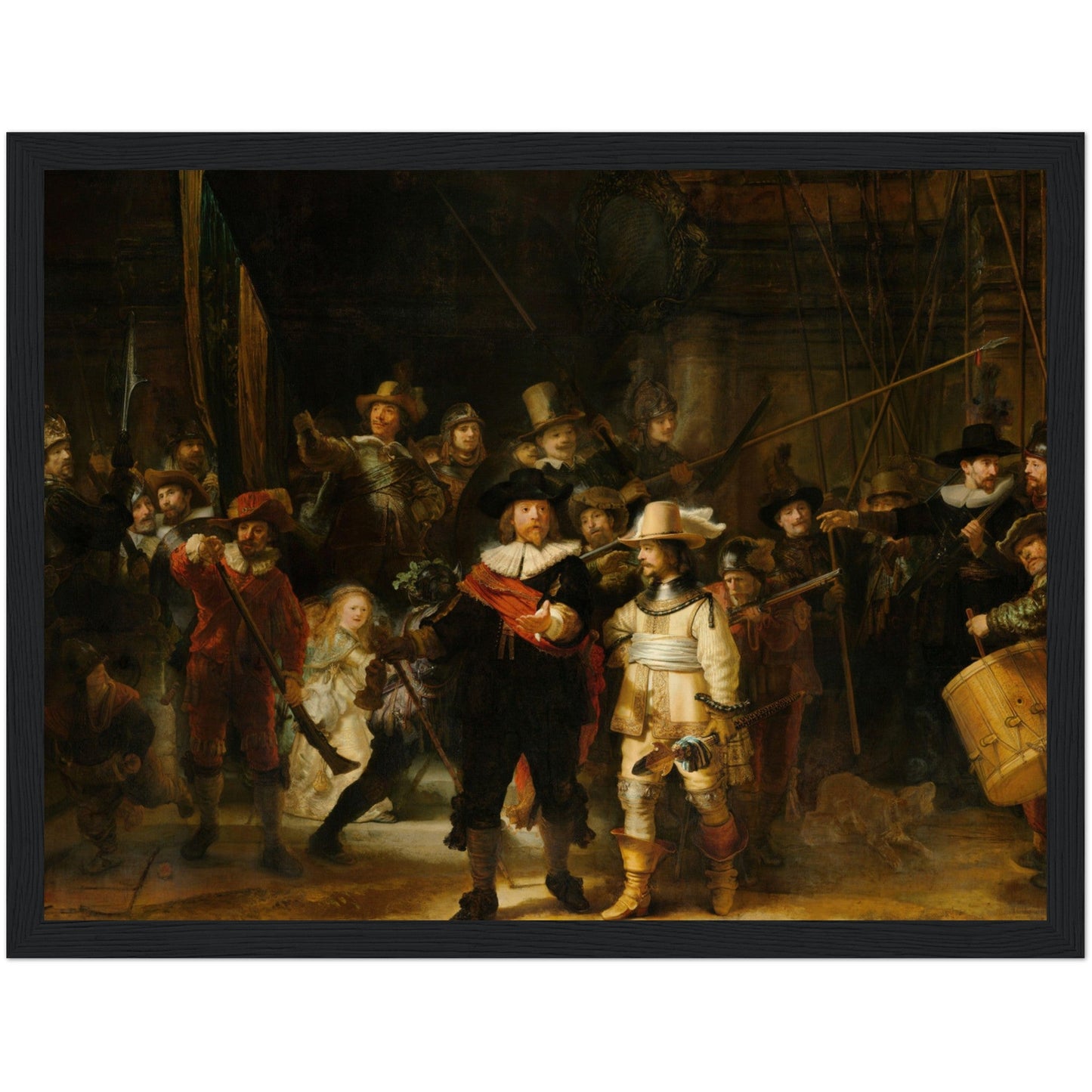 The Night Watch by Rembrandt Harmenszoon van Rijn - Print Material - Master's Gaze