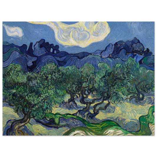 The Olive Trees (1889) by Van Gogh - Print Material - Master's Gaze