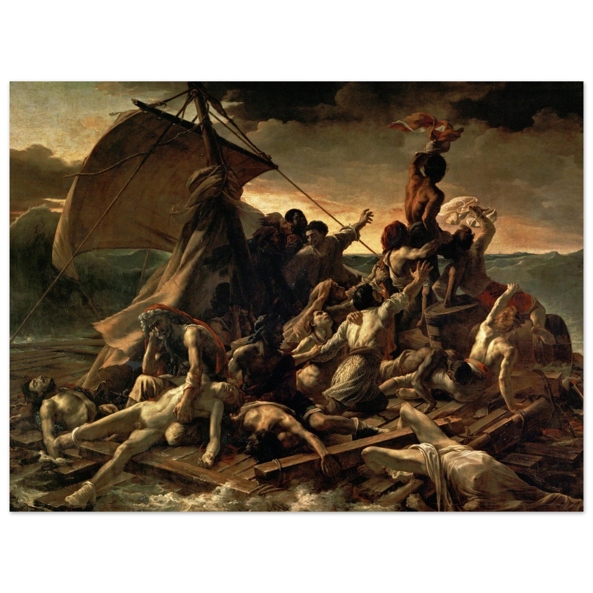 The Raft of the Medusa (1818) by Théodore Géricault | Master's Gaze
