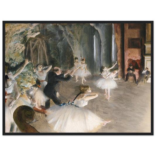 The Rehearsal Onstage (1874) by Edgar Degas - Print Material - Master's Gaze