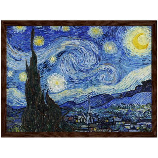 The Starry Night - Vincent van Gogh - Print Material - Master's Gaze