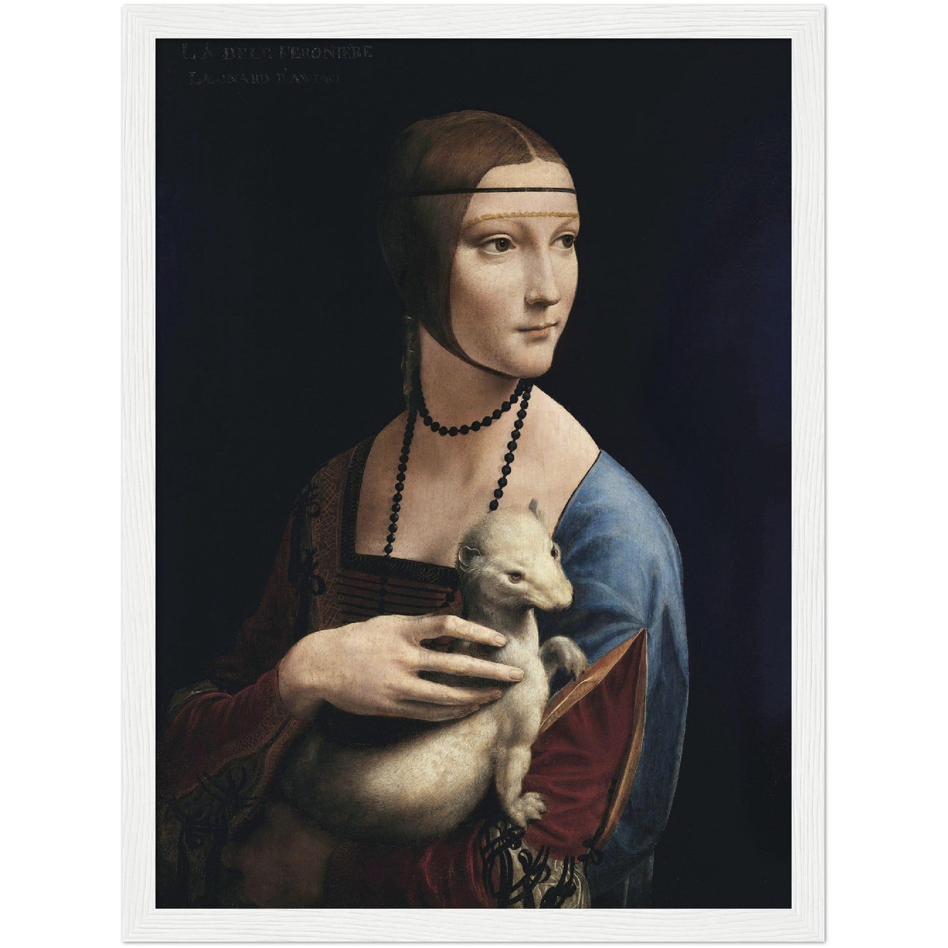 The Woman with the Ermine - Leonardo da Vinci - Print Material - Master's Gaze