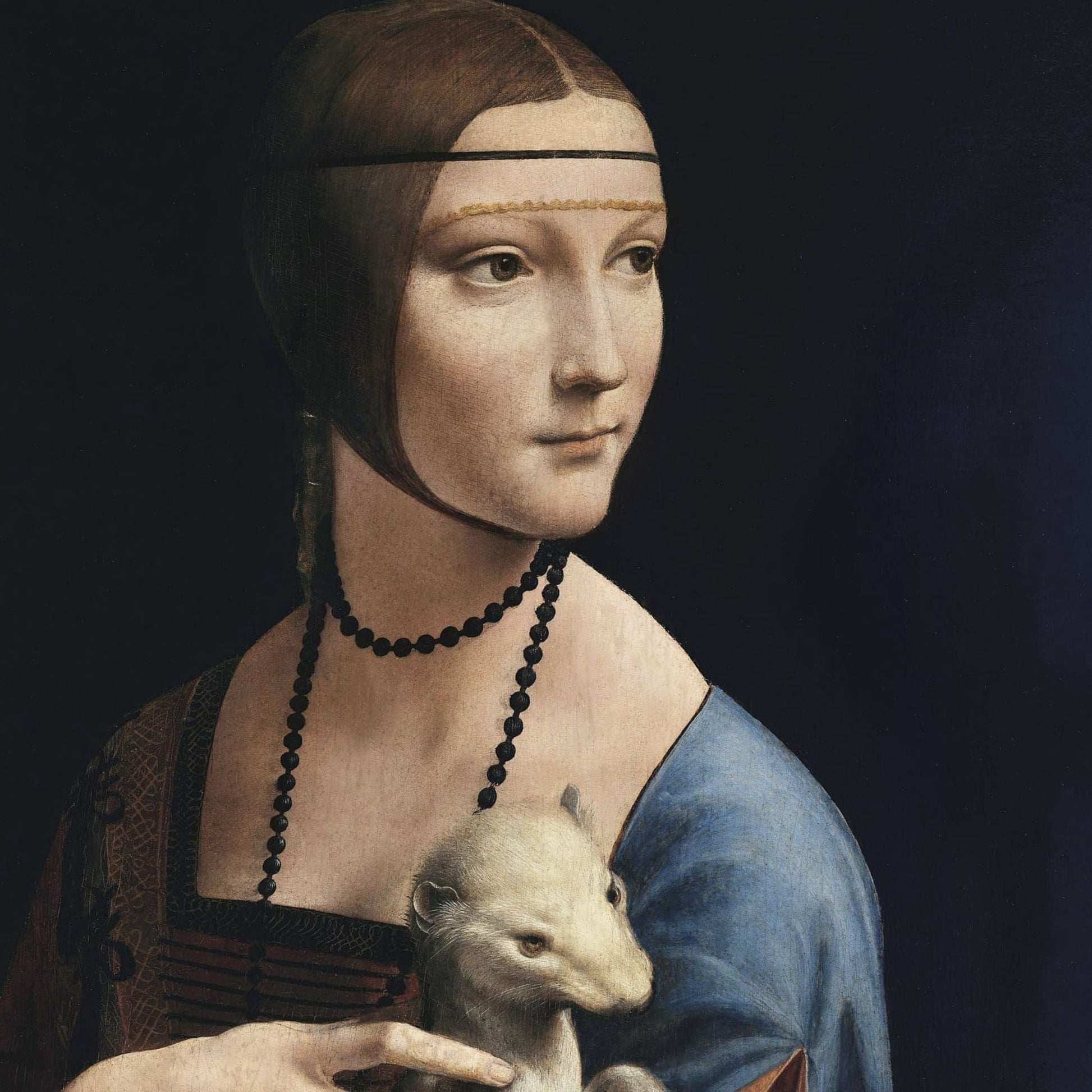 The Woman with the Ermine - Leonardo da Vinci - Print Material - Master's Gaze