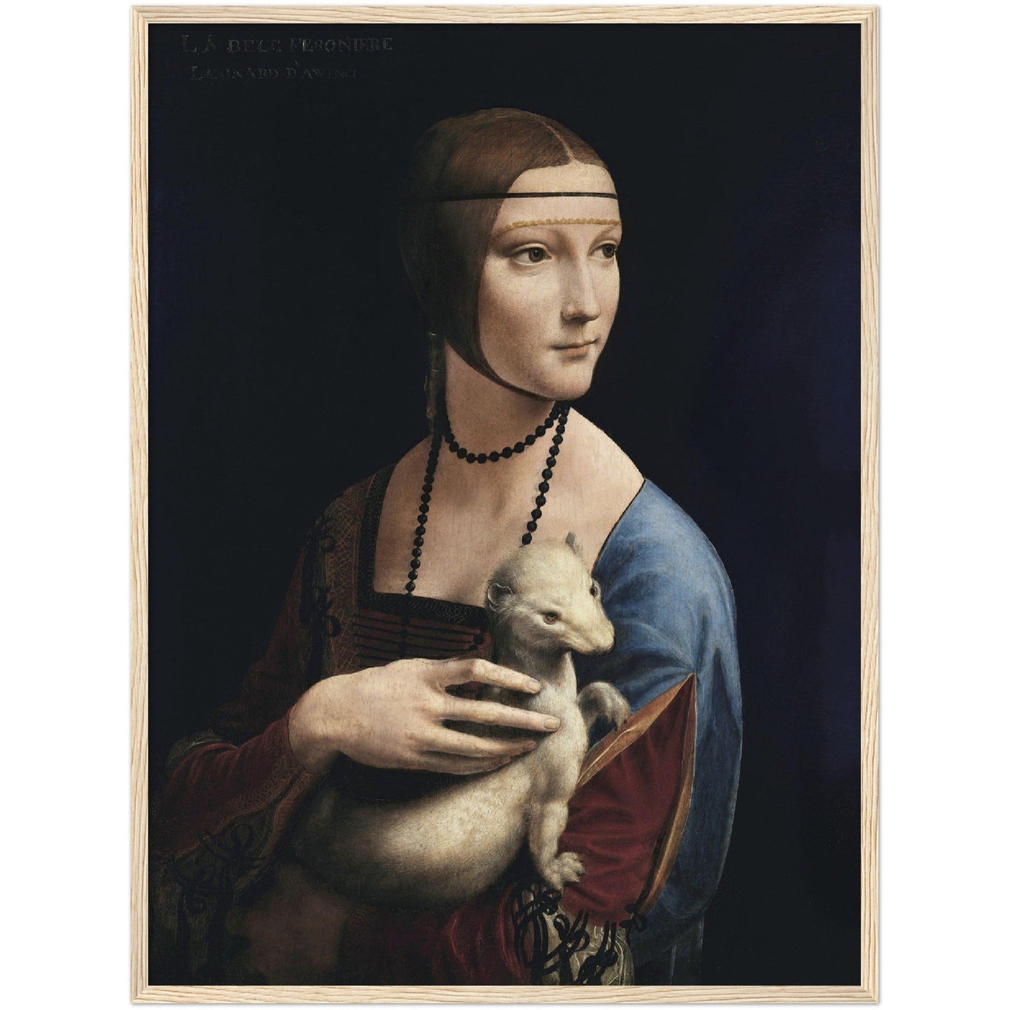 The Woman with the Ermine - Leonardo da Vinci - Print Material - Master's Gaze