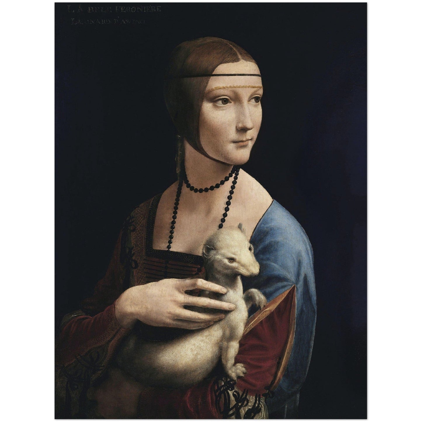 The Woman with the Ermine - Leonardo da Vinci - Print Material - Master's Gaze