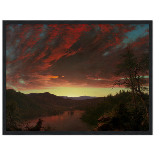 Twilight in the Wilderness (1860) by Frederic Edwin Church - Print Material - Master's Gaze