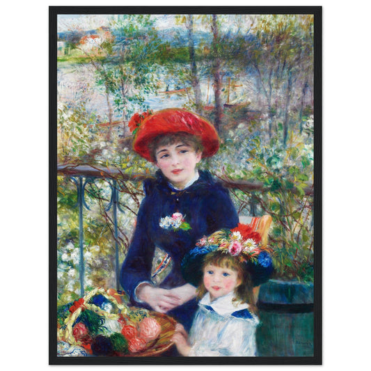Two Sisters On the Terrace (1881) by Pierre-Auguste Renoir - Print Material - Master's Gaze