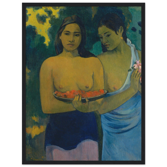 Two Tahitian Women (1899) by Paul Gauguin - Print Material - Master's Gaze