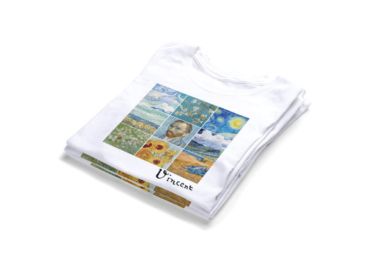Vincent Van Gogh, Art T-Shirt Collection - Print Material - Master's Gaze