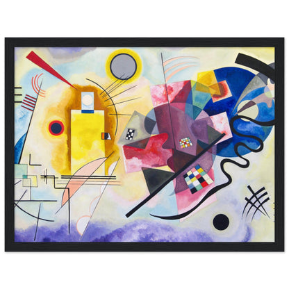 Yellow-Red-Blue by Wassily Kandinsky - Print Material - Master's Gaze